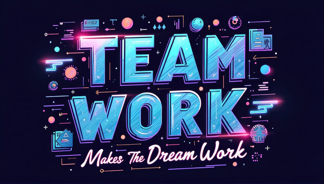team work make the dream work - Teamwork Quote