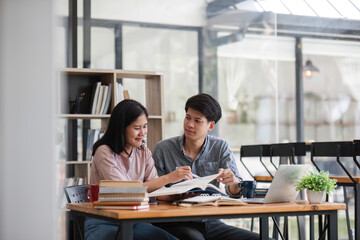 Businessman Consulting with Colleague in Modern Office Setting, Discussing Work and Strategies, Collaborative Teamwork Concept
