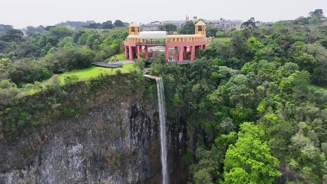 Curitiba Brazil. Tangua Park At Curitiba In Parana Brazil. Gardening Landscape. Touristic Attraction. Urban Park. Tangua Park At Curitiba In Parana Brazil. Forest Trees Scene.