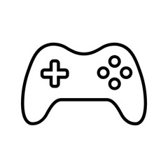 game controller vector icon. joystick icon. technology and entertainment color editable