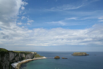 view of the coast of the sea