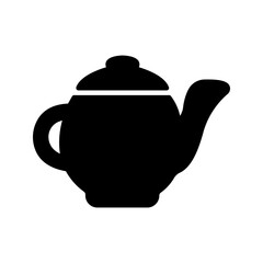 Teapot icon. sign for mobile concept and web design color editable