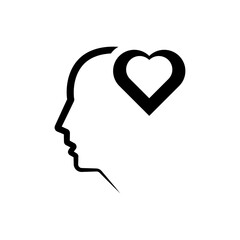 Simple mind health illustration vector