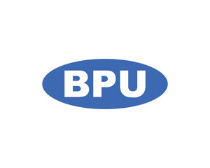 BPU logo design vector template. BPU