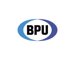 BPU logo design vector template. BPU