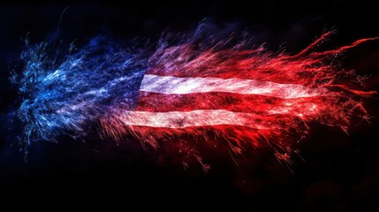 Abstract American Flag