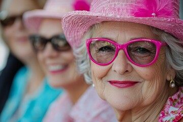 Retirement party with a photo booth filled with props. Guests take silly pictures together to create lasting memories, Generative AI