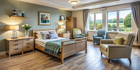 Chic and comfortable bedroom furniture for nursing homes enhances resident comfort and promotes functionality, ensuring an inviting environment within care settings.