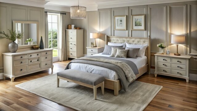 BHS Hampton Bedroom Furniture offers stylish elegance and practical functionality, creating a cozy, beautiful sleep environment that invites relaxation and restful sleep for all.
