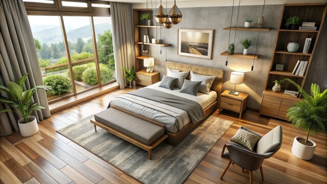 Arrange bedroom furniture as per Vastu principles to cultivate harmony and balance, enhancing positive energy and creating a serene living environment for relaxation.