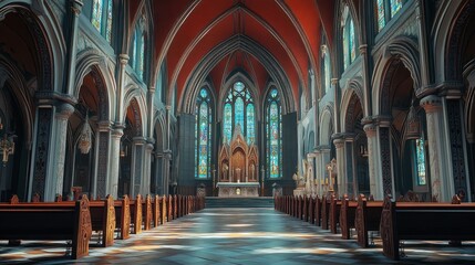 Fototapeta premium Interior of a Church