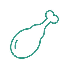 Chicken Drumstick   Icon Design