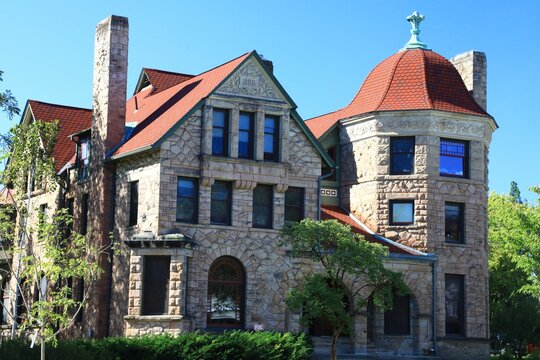 Finney Chapel - Oberlin College is a private college and conservatory of music. Founded in 1833. It is the oldest coeducational college in the US. Oberlin, OH, USA - Oct 5