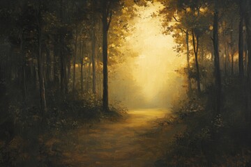 Naklejka premium Abstract oil painting illustration background created with Generative AI