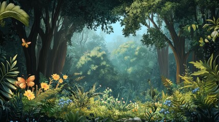 Enchanting Forest Path