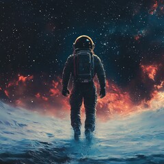 Obraz premium space walk