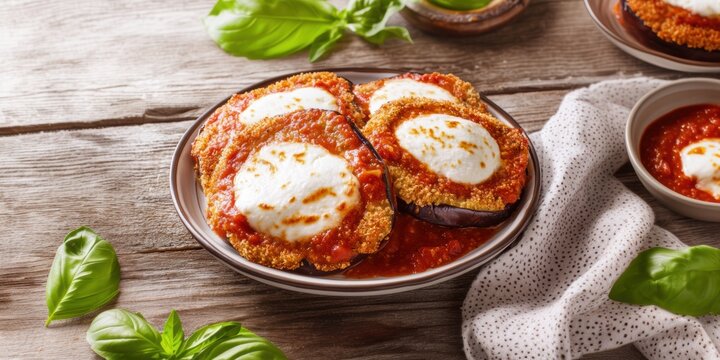 a bowl of tomato sauce with mozzarella and a bowl of mozzarella and a bowl