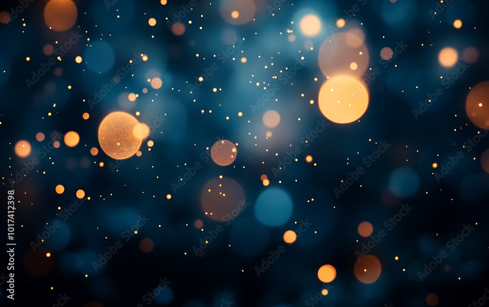 Poster a mesmerizing abstract background featuring blurred lights in various hues, creating a dreamy, ether