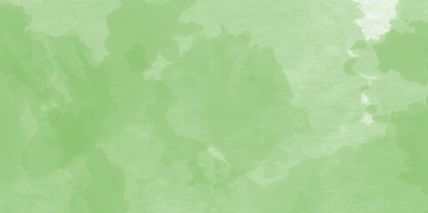 Set of abstract green watercolor water splash on a white background,cover, banner, flyer, cards. Hand drawn light green spring illustration for design.poster, design, cover, invitation. Vector illustr
