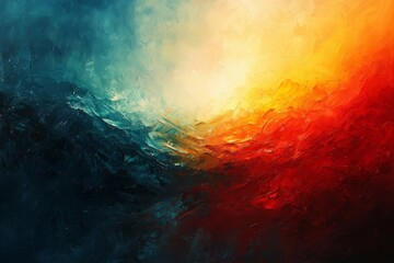 Fototapeta premium Abstract oil painting illustration background created with Generative AI