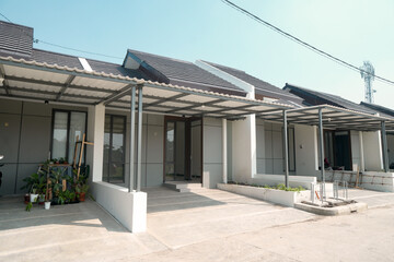 Row of Modern Luxury House With Garage