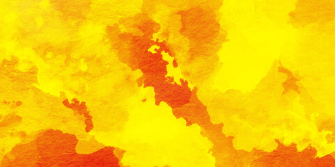 Abstract acrylic painted orange or yellow grunge texture,grunge bright abstract orange design paper textured, yellow or orange watercolor background texture with grunge effect. 