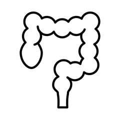 intestine symbol icon design illustration