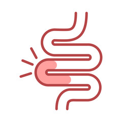 intestine symbol icon design illustration