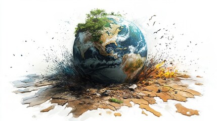 Fragile Earth:Addressing Global Environmental Challenges for a Sustainable Future
