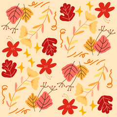 Autumn seamless pattern