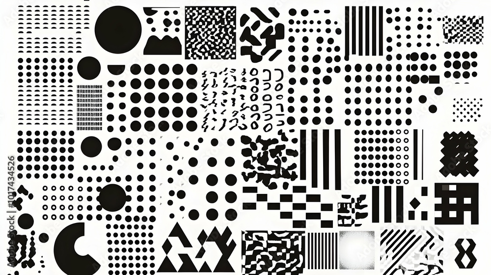 Wall mural abstract geometric shapes background creates dynamic visual