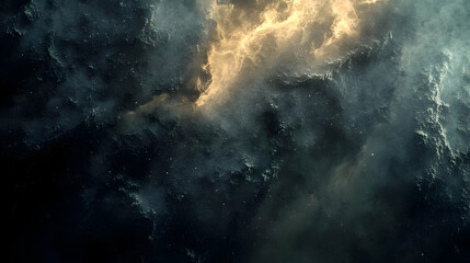 Abstract Nebula Background: Cosmic Clouds and Stars