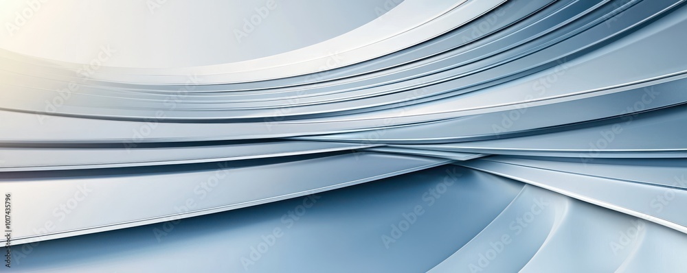 Poster smooth 3d abstract background with dynamic curves