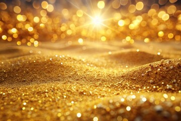 Abstract golden sand backdrop