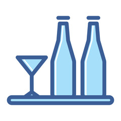 Hotel bar icon design illustration