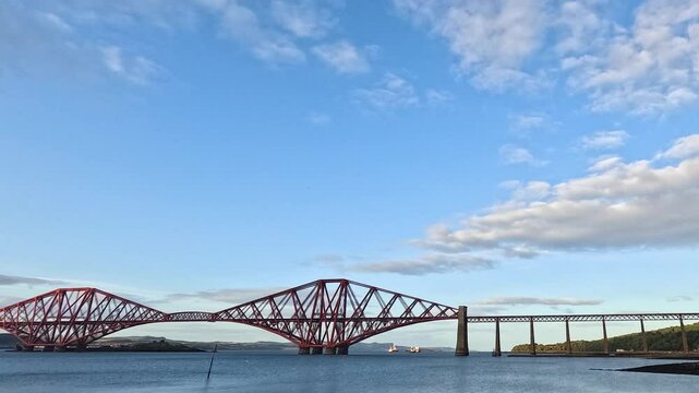 Timelapse of Forth Bridge at Sunset
