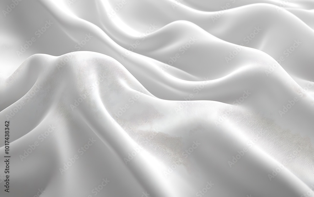 Aufkleber a soft white fabric drapes gracefully, showcasing delicate textures and smooth curves that create an