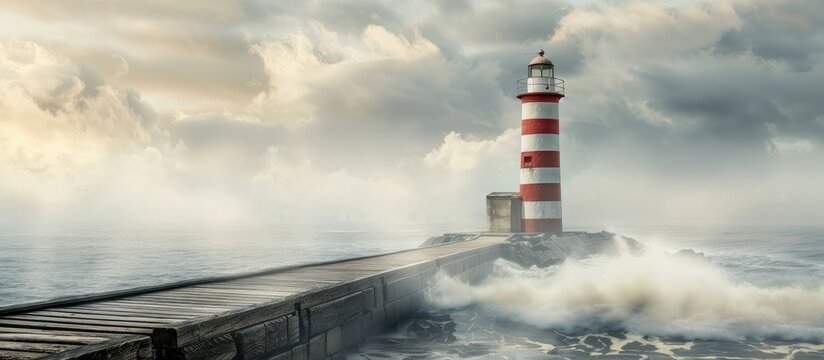 Coastal Pier and Enchanted Waterscape - Powered by Adobe