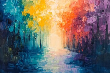 Abstract oil painting illustration background