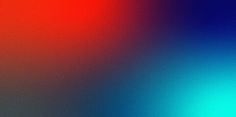 Multicolored noise texture multicolor grainy gradient background stylish liquid art .modern simple red and dark blue color gradient background Best design for your ad, poster, banner	
