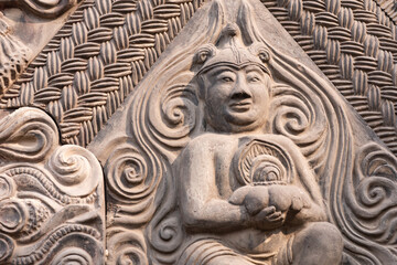 The exquisite brick carvings of the Xiuding Temple Tang Tower