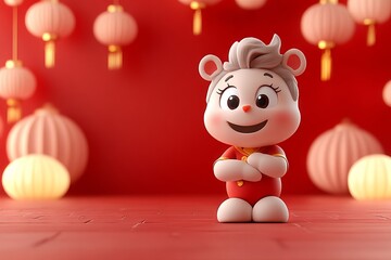 santa claus and christmas ball