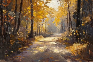 Obraz premium Abstract oil painting illustration background