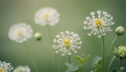Fototapeta premium Beautiful close-up of black and white daisy flowers on artistic dark blurred background. Abstract 7