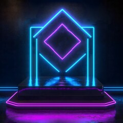 Minimalistic blue laptop icon, perfect for technology concept design