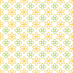 Hand-drawn circles Seamless Vector Pattern Design