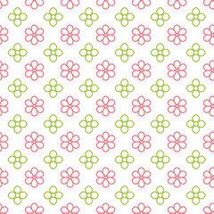 Hand-drawn circles Seamless Vector Pattern Design