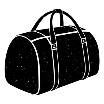 recommend clip art: Fashion Accessories, duffle bag Silhouette vector, Fashion item