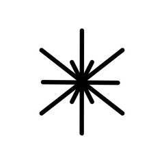 Hand drawn Line Style Star Vector, Hand drawn style Star Illustration for Decoration, Christmas and Holiday Decorative Star Icon
