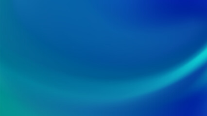 Abstract Blue Gradient Background With Soft Curve